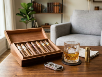 Best cheap cigars with whiskey on table showing affordable premium smoking experience
