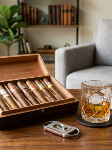 Best cheap cigars with whiskey on table showing affordable premium smoking experience